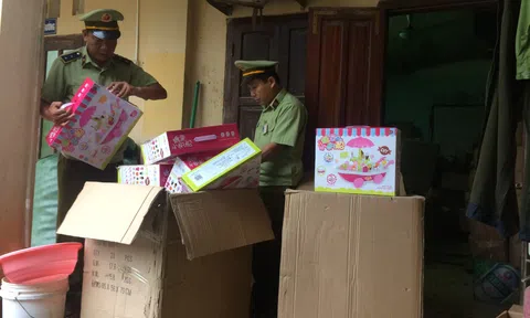 Lạng Sơn: Thu giữ số lượng lớn đồ chơi trẻ em nhập lậu từ Trung Quốc